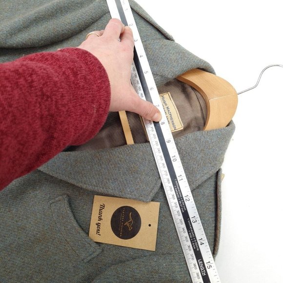 Hugh Macpherson Jacket Size 6 kilt blazer vintage Wool V RARE - Picture 7 of 16